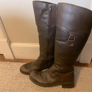 Clark’s women’s lined leather riding boots